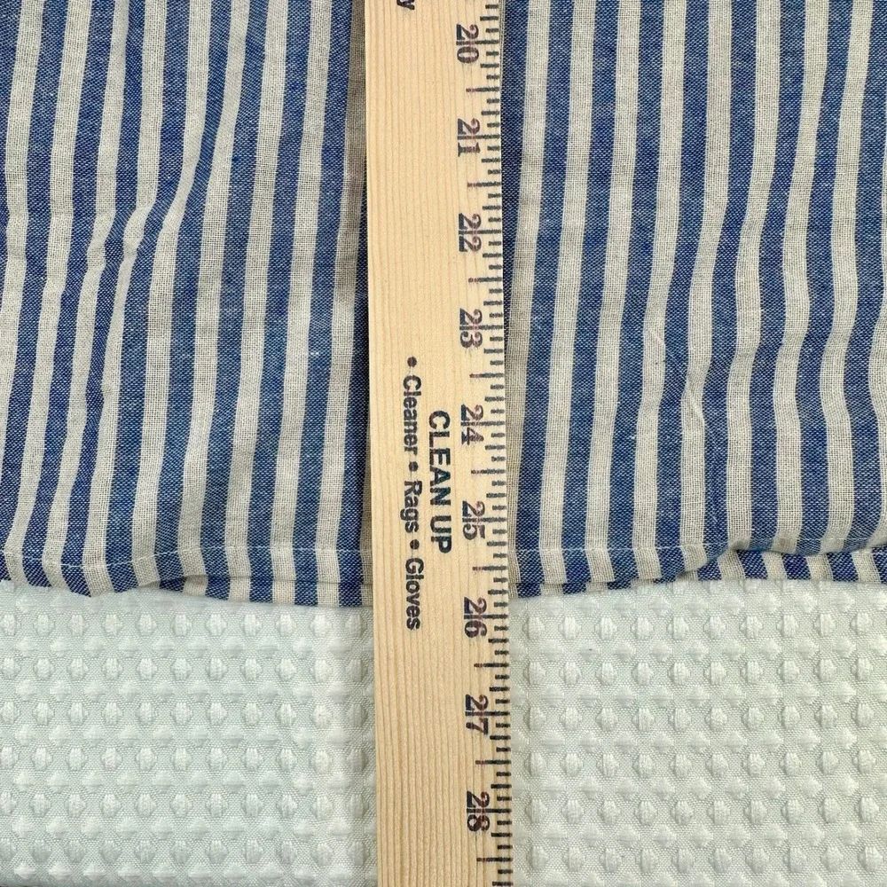 Indian Emporium Blue White Striped V Neck Camisole Dress Sundress‎ Beach